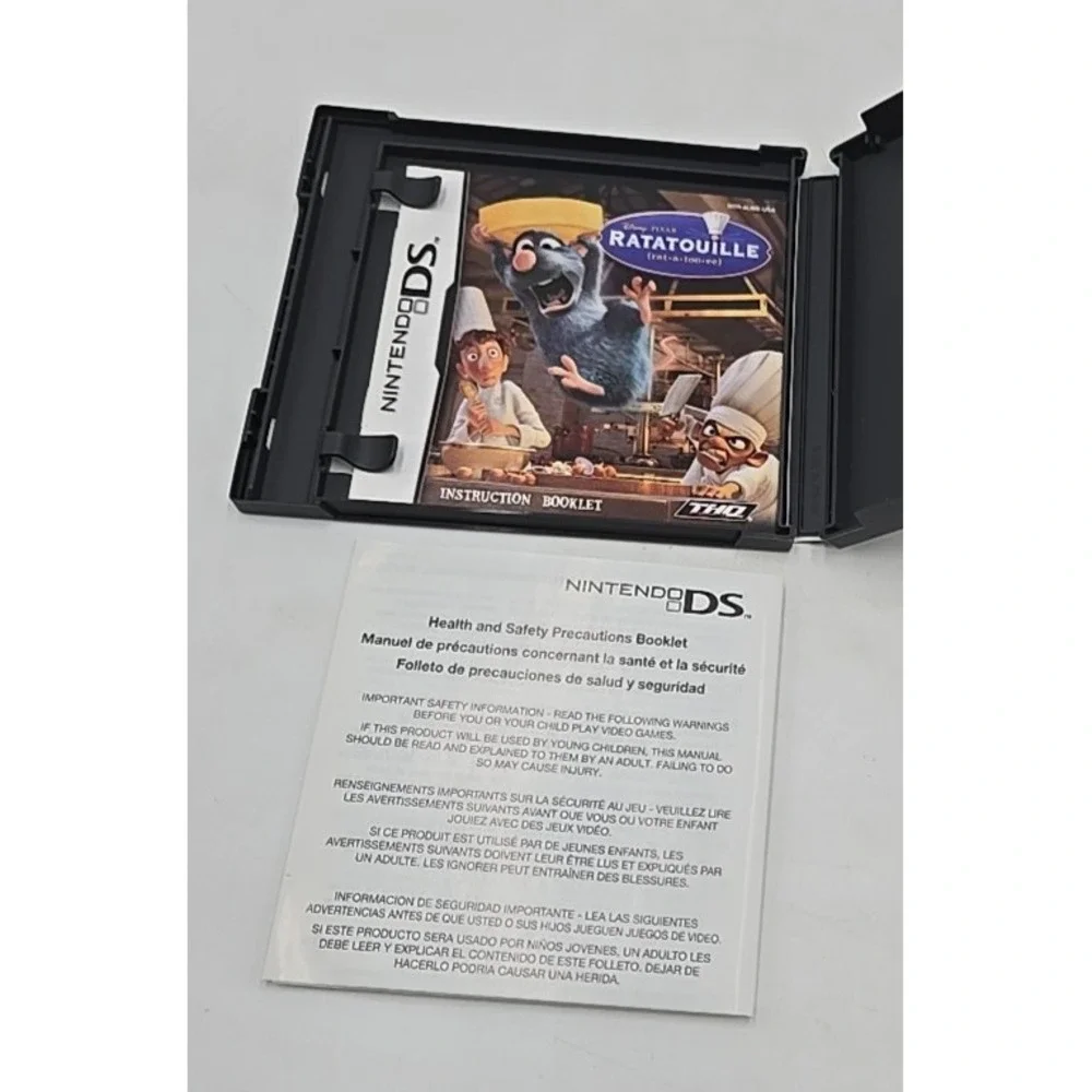 Ratatouille - Nintendo‎ DS Book Only Instruction Manuals Sleeve Disney